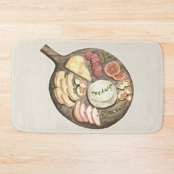 Item preview, Round Cheese, Fruits and Crackers Board designed and sold by Alicia Chee.
