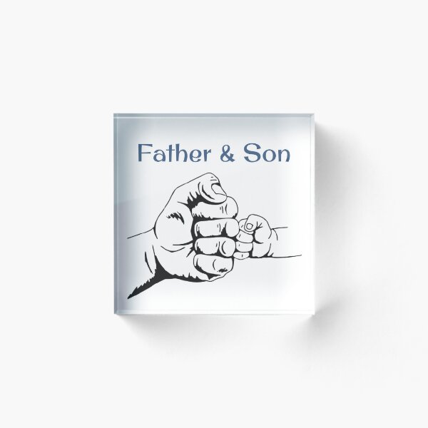 Item preview, Father & Son Fist Bump designed and sold by Slainte  Prints.