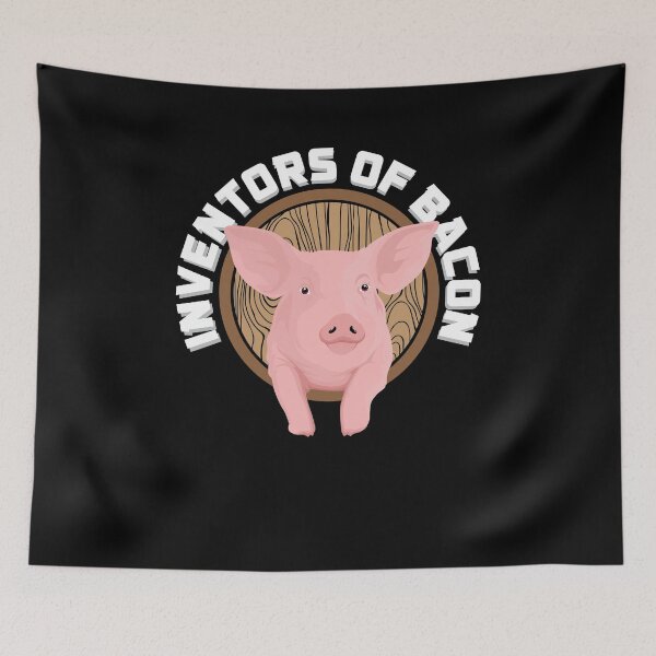 Item preview, The Inventors of Bacon - Funny Pig designed and sold by shirtbubble.