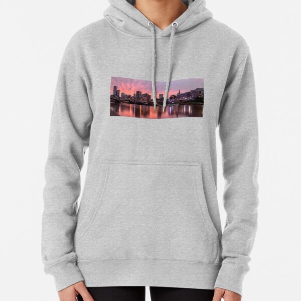 Princes Bridge Sunset, Melbourne Pullover Hoodie