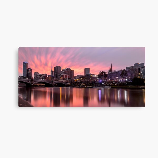Item preview, Princes Bridge Sunset, Melbourne designed and sold by susanzentay.