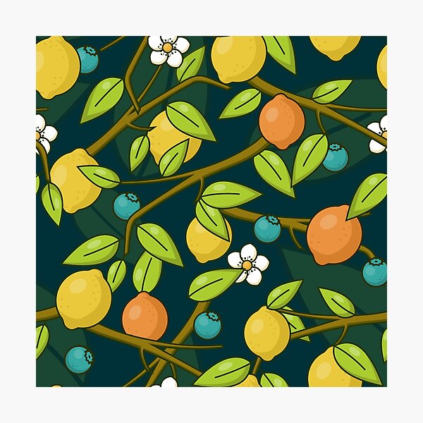 Mix Fruit Print Design