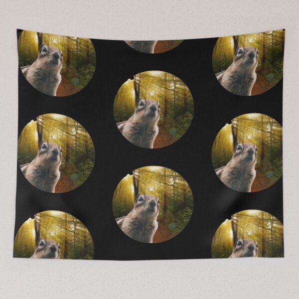 Item preview, Squirrel Selfie King Design designed and sold by luckyturtles.