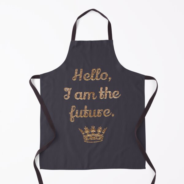 Item preview, Hello, I am the Future Crown Prince or Princess with Gold Lettering designed and sold by Akvauter.