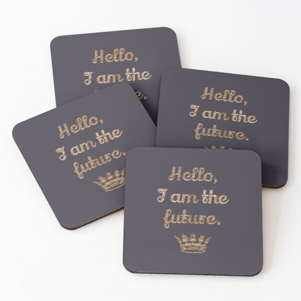 Item preview, Hello, I am the Future Crown Prince or Princess with Gold Lettering  designed and sold by Akvauter.