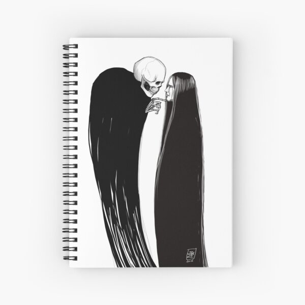 Faced with Death Spiral Notebook