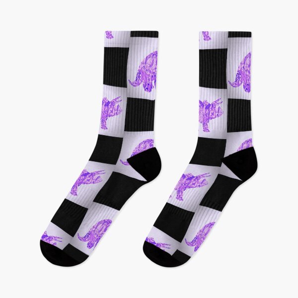 Item preview, Purple Flower Dinosaur Illustration Design designed and sold by EarthArtDesigns.