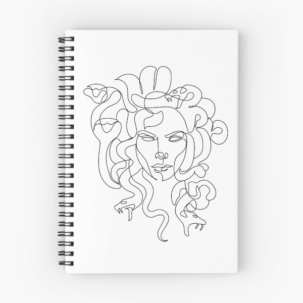 Artikelvorschau, Medusa Kopf Druck, Medusa Wandkunst, Line Art, Gorgona Line Zeichnung Druck, Griechische Mythologie Wandkunst druckbar, Abstrakte Wandkunst entworfen und verkauft von OneLinePrint.