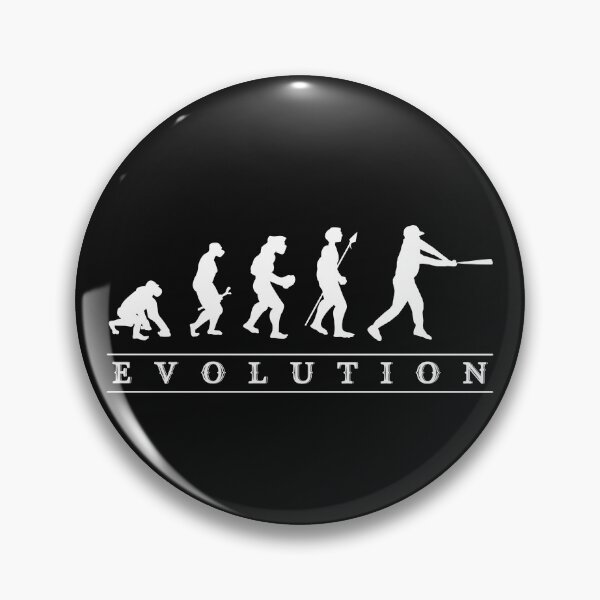 Artikelvorschau, Baseball-Evolution, Baseball lustig entworfen und verkauft von Click-Like.