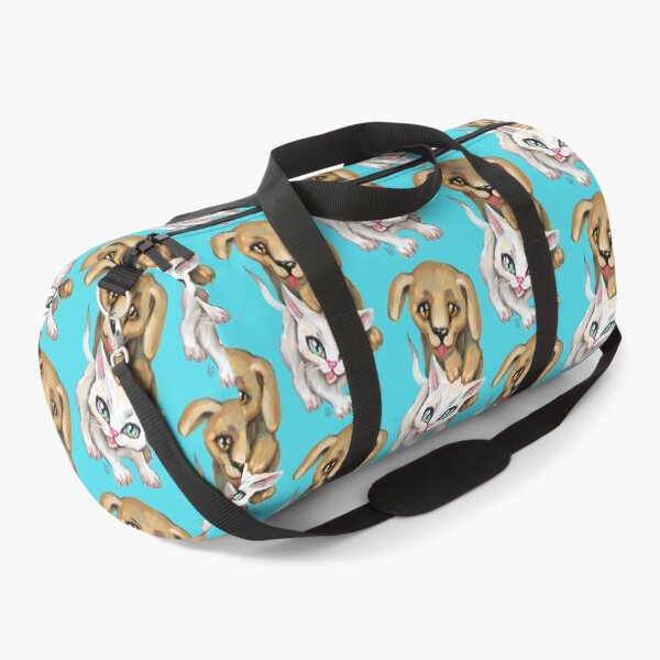 Item preview, cat and dog designed and sold by RukkiZukkiArt.