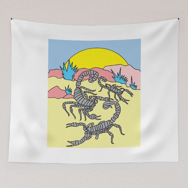Item preview, Scorpios Retro Environment Zodiac Sign designed and sold by flofin.