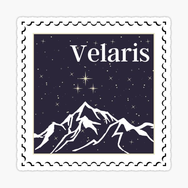 Velaris post stamp Sticker