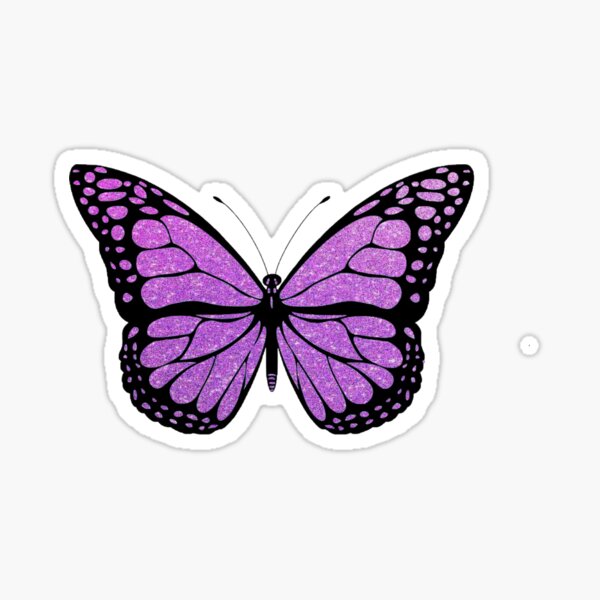 Pink Butterfly stickers *aesthetic* Sticker for Sale by EmmaGSheehan