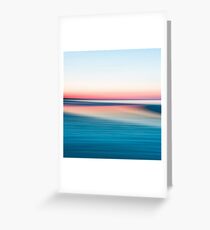 Coffin's Beach In Blur Greeting Card