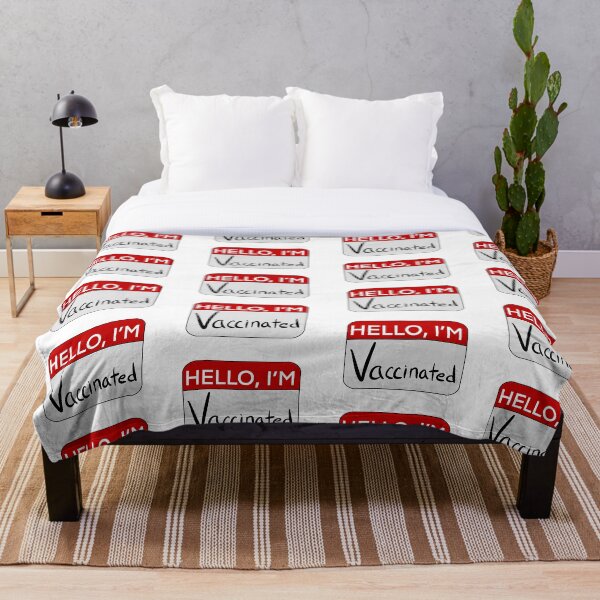 Item preview, Hello, I'm Vaccinated designed and sold by AnleuAvePrints.