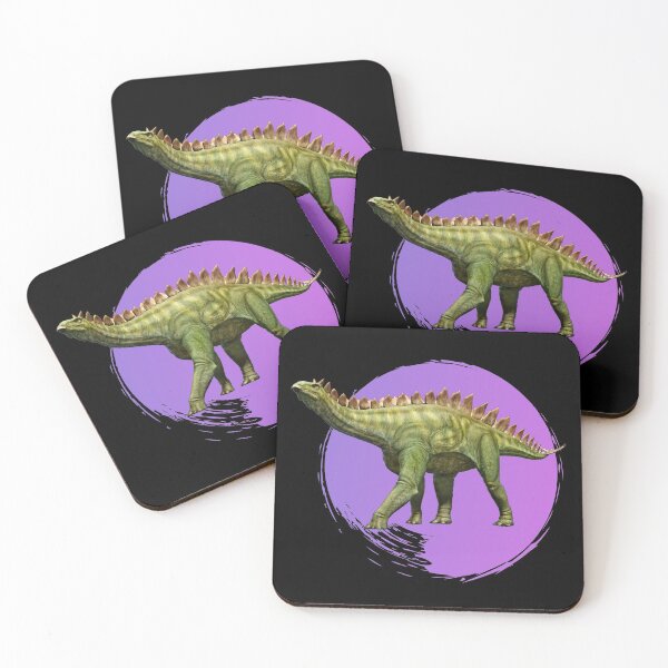 Item preview, Stegosaurus With Purple Circle Background Design designed and sold by EarthArtDesigns.