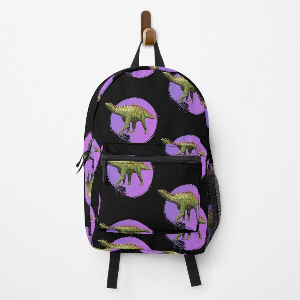Item preview, Stegosaurus With Purple Circle Background Design designed and sold by EarthArtDesigns.