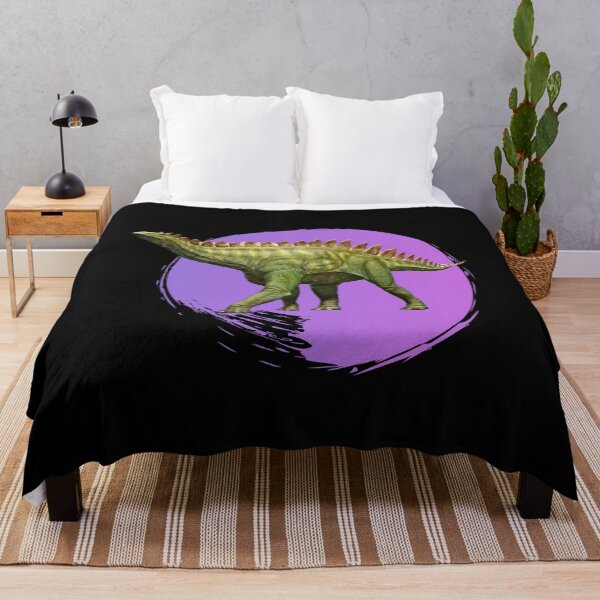 Item preview, Stegosaurus With Purple Circle Background Design designed and sold by EarthArtDesigns.