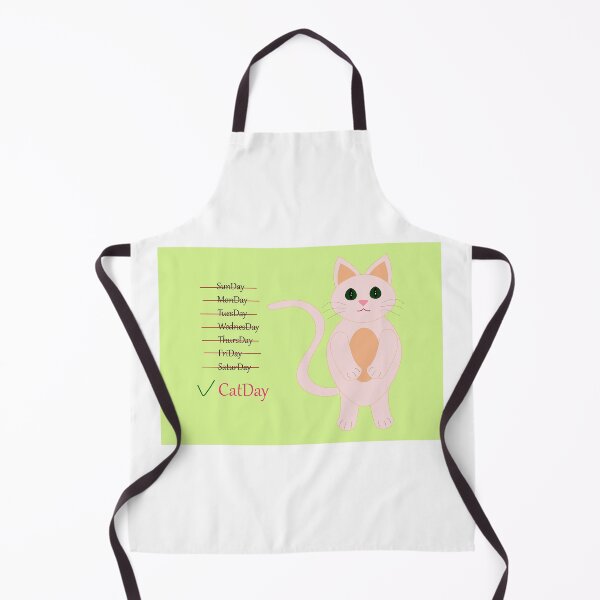 Item preview, Funny cat day illustration, days of the week designed and sold by lafataviola.
