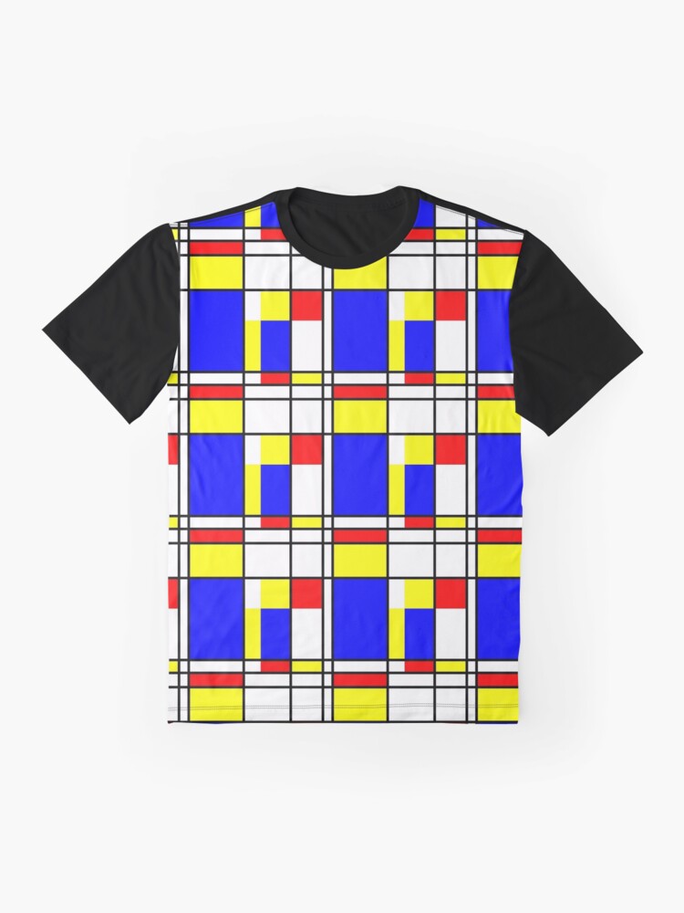 "Piet Mondrian-Inspired 2" T-shirt for Sale by simplepaperplan ...