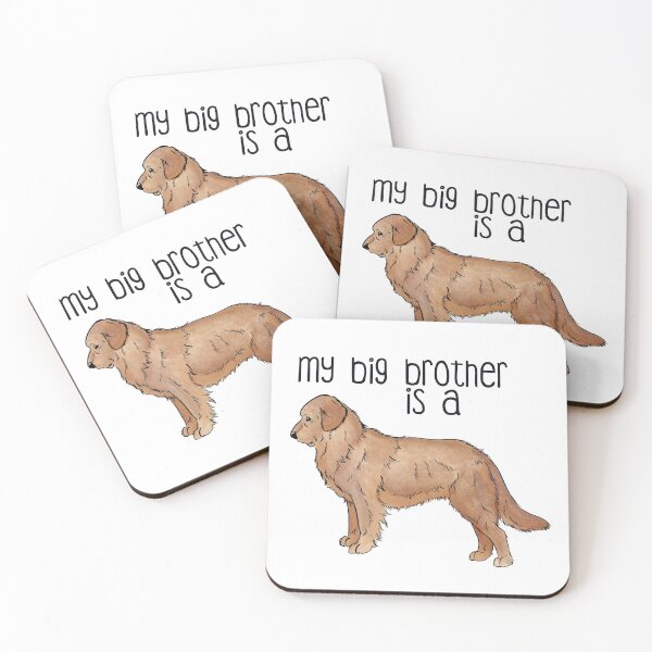 Item preview, My Big Brother - Golden Retriever  designed and sold by rmcbuckeye.