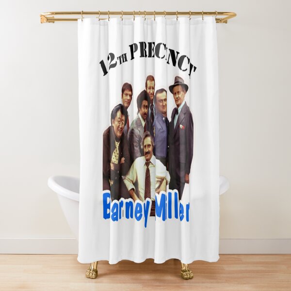 12th Precinct Barney Miller Cast Graphic  Shower Curtain