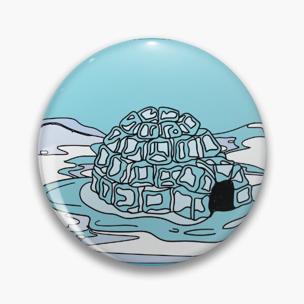 Item preview, Igloo snow and ice landscape designed and sold by flofin.