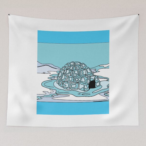 Item preview, Igloo snow and ice landscape designed and sold by flofin.