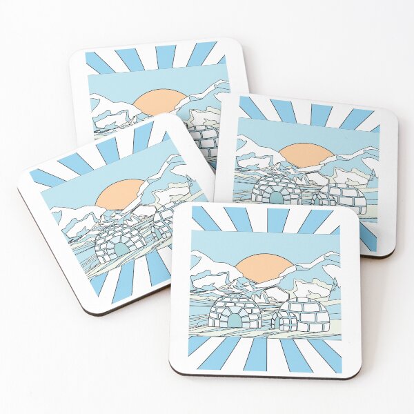 Item preview, Igloo snow and ice landscape designed and sold by flofin.