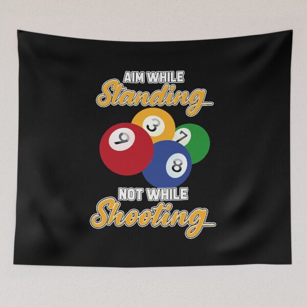 Item preview, AIM WHILE STANDING, NOT WHILE SHOOTING designed and sold by saulmedia.