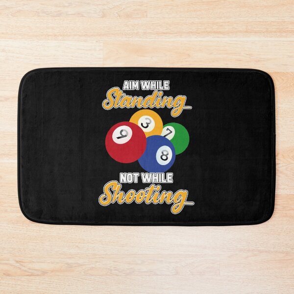 Item preview, AIM WHILE STANDING, NOT WHILE SHOOTING designed and sold by saulmedia.