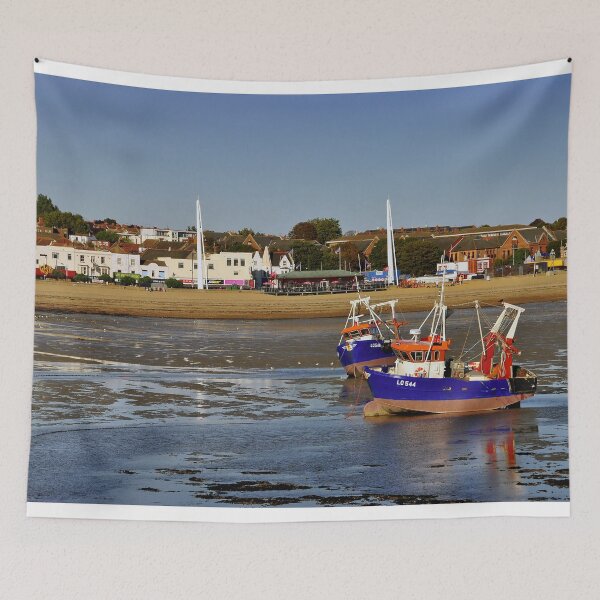 Item preview, Boats Southend on Sea Beach Essex England designed and sold by AndyEvansPhotos.