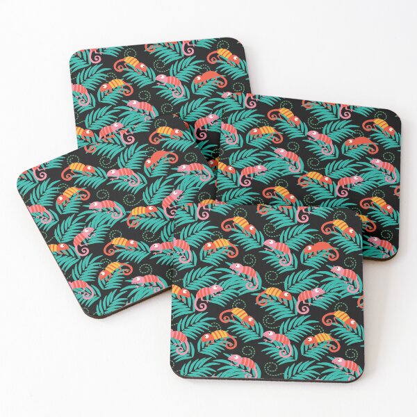 Item preview, Pink and red Chameleon pattern designed and sold by Emil1993.