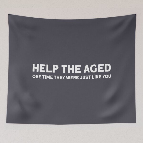 Item preview, Help the Aged 2, white designed and sold by perezzzoso.