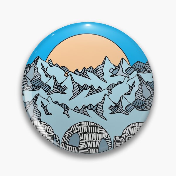 Item preview, Igloo snow and ice landscape designed and sold by flofin.