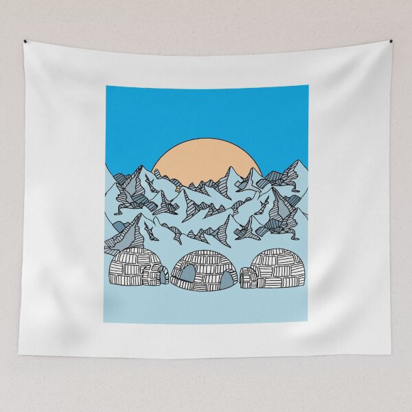 Item preview, Igloo snow and ice landscape designed and sold by flofin.
