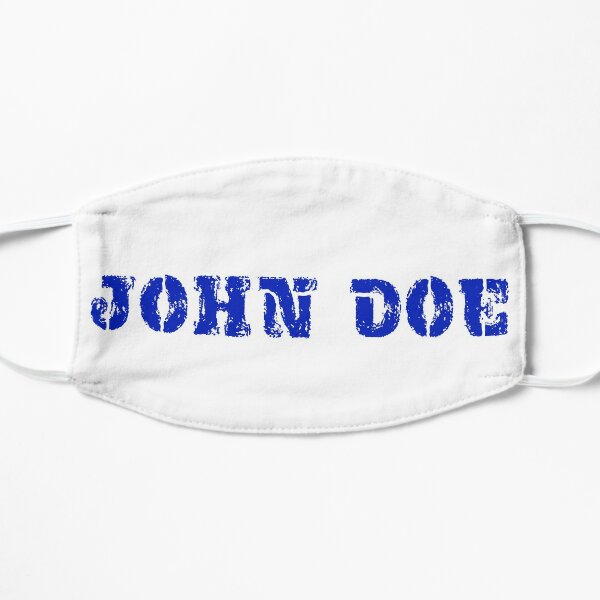 John Doe John Face Masks Redbubble - joe doe roblox