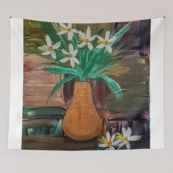 Item preview, Daffodils on a multi layer background  designed and sold by kkartwork.