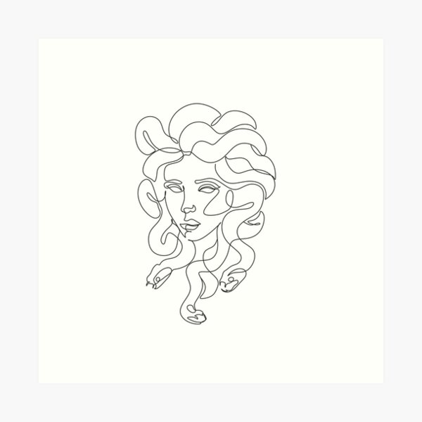 Medusa Sketch I - 2018 by ladypoeart on DeviantArt