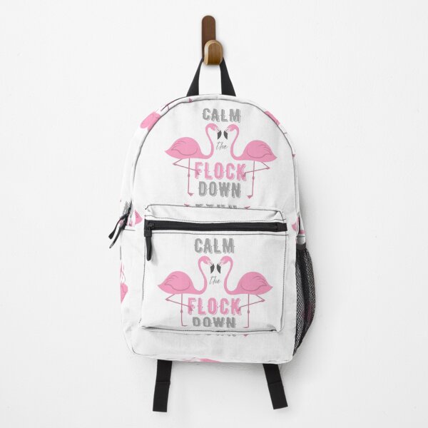 Item preview, Calm the Flock Down Flamingos designed and sold by Orchyd.