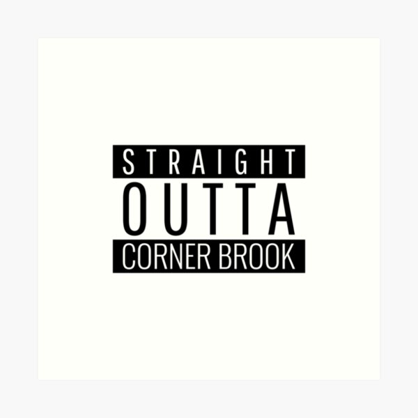 Item preview, Straight Outta Corner Brook  designed and sold by Teelogic.