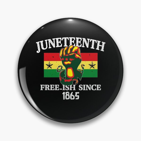 Item preview, Juneteenth Free-Ish Since 1865 Raised Fist designed and sold by Dressed For  Duty.