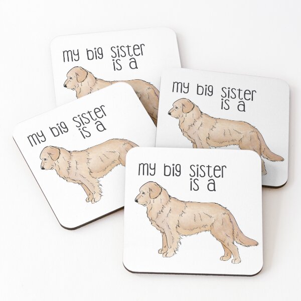 Item preview, My Big Sister - Golden Retriever (Light)  designed and sold by rmcbuckeye.