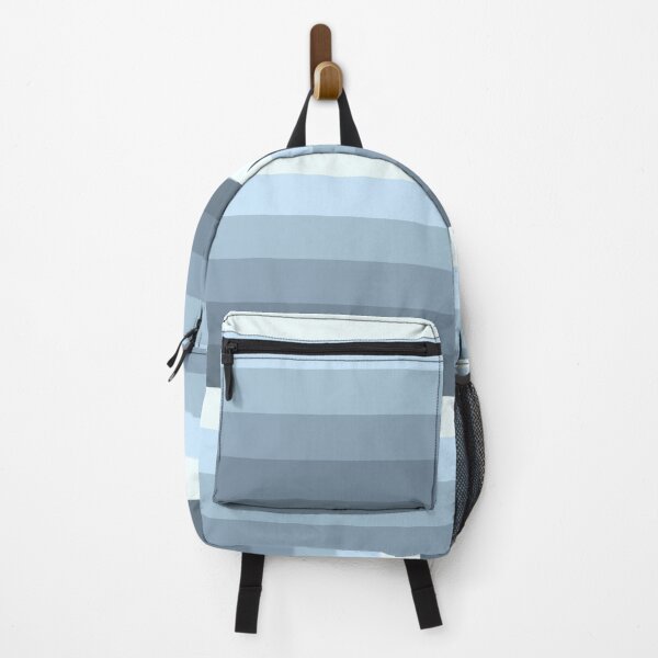 Item preview, Stripes - Gradient - Dark to Light Icy Blue designed and sold by AbstractIdeas.