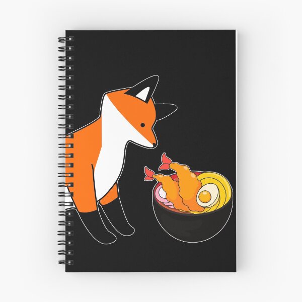 Item preview, Cute red fox loves ramen noodles designed and sold by segment312.