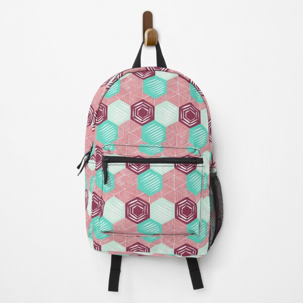 Item preview, Modern honey comb - magenta designed and sold by Moksha Patterns.