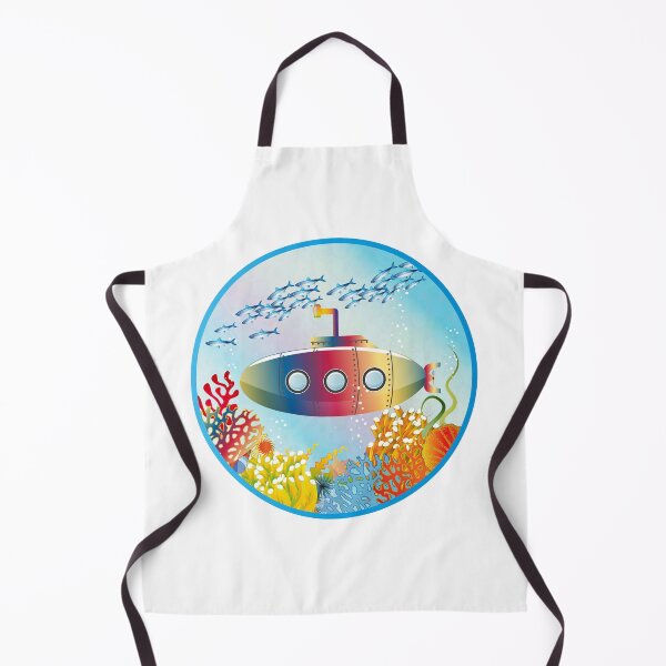 Item preview, magical colorful submarine under water designed and sold by Kisho.