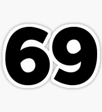 Number 69 Stickers | Redbubble