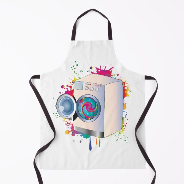 Item preview, Graffiti style washing machine with colored laundry designed and sold by Kisho.