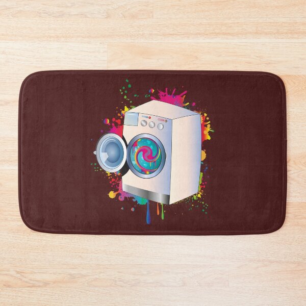 Item preview, Graffiti style washing machine with colored laundry designed and sold by Kisho.